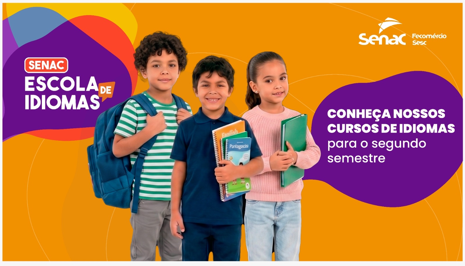 Matrículas abertas para os cursos de Idiomas do Senac Piauí no segundo semestre de 2026